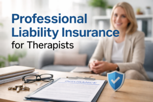 Professional therapist providing treatment to a patient, illustrating medical malpractice insurance coverage